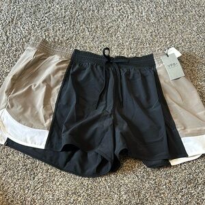 YPB motionTEK High Rise Lined Workout Shorts